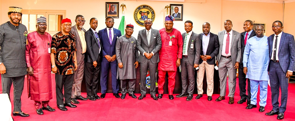 Photos: The  Nigerian Medical Association (NMA) Pays Courtesy Visit To Gov. Sanwo At Lagos House, Marina