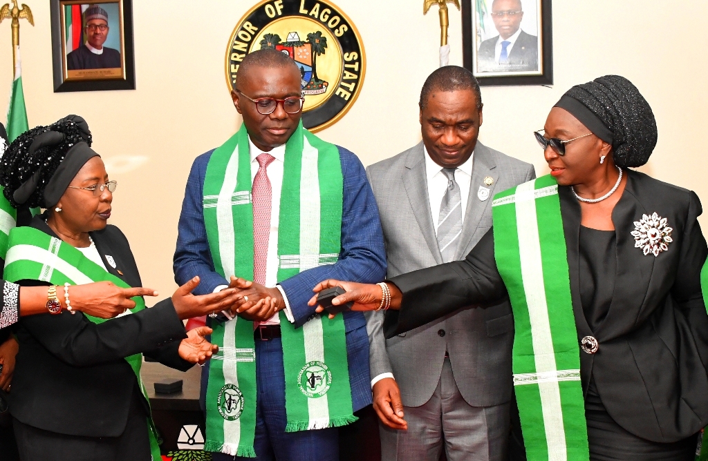 Photos: Executive Members Of National Association Of Women Judges In Nigeria Visit  Lagos State Governor