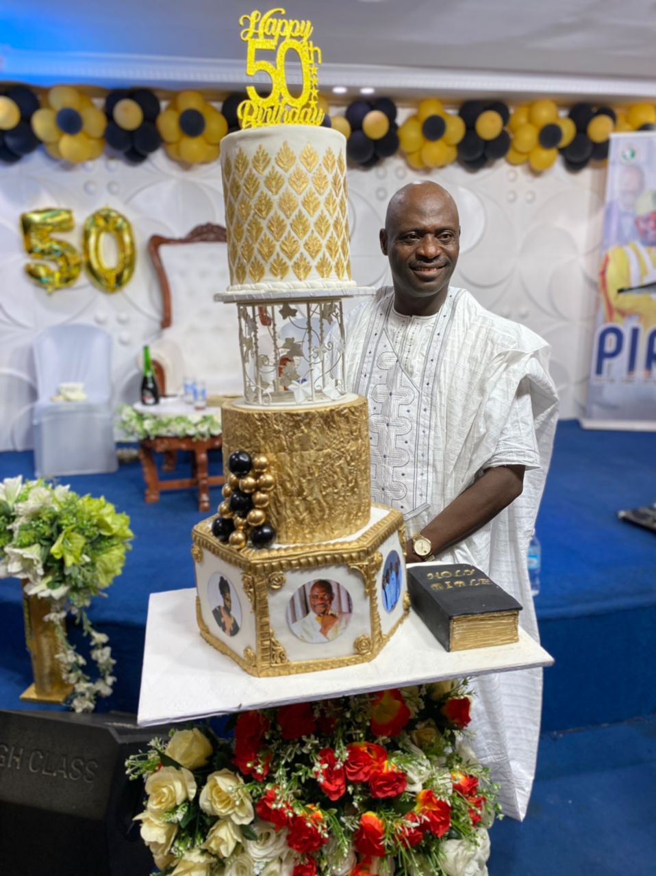 CFM Family Rolled Out Drums To Honour Pastor Akeredolu At 50