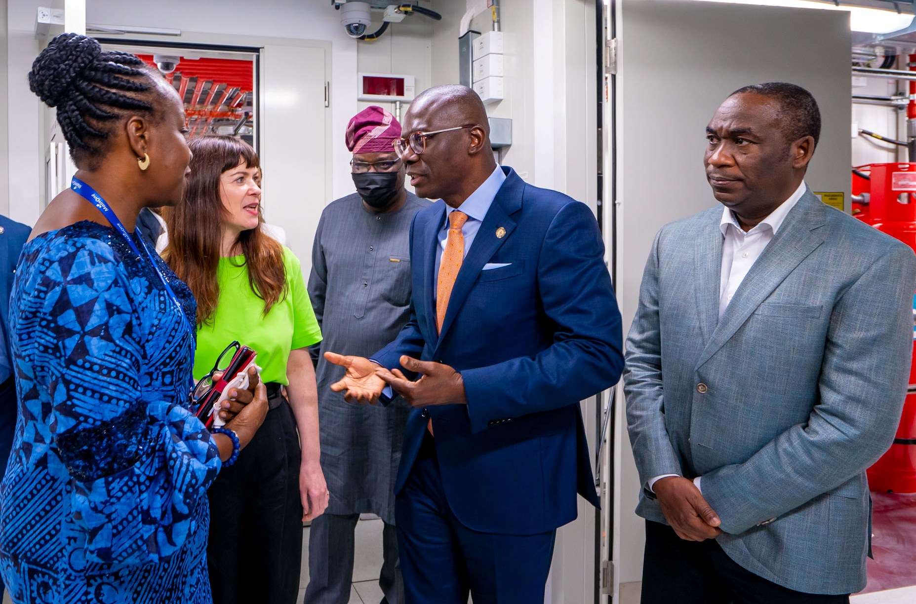Photos: Gov.Sanw-Olu-OLU At The Launch Of MaineOne Lekki 2 Data Centre In Lagos