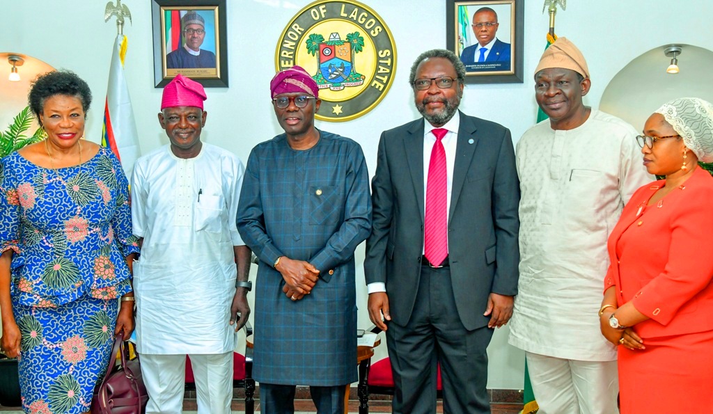 Photos: Local Organising Committee Of International Federation Of Consulting Engineers (FIDIC) Pay Courtesy Visit To Gov. Sanwo-Olu At Lagod House, Marina