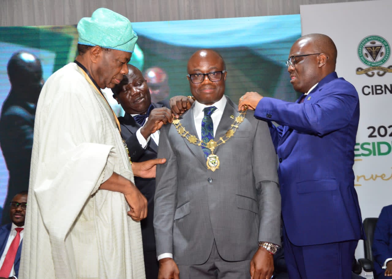 Opara Sworn In As CIBN President,  Unveils Agenda To Attract Youths