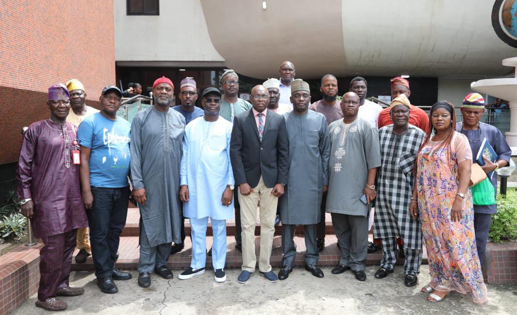 Pictures of the visit of Nigerian Association of Road Transport Owners and Maritime Workers Union of Nigerian to Secretariat of Port Standing Task Team in Nigerian Shippers’ Council Office Headquarters