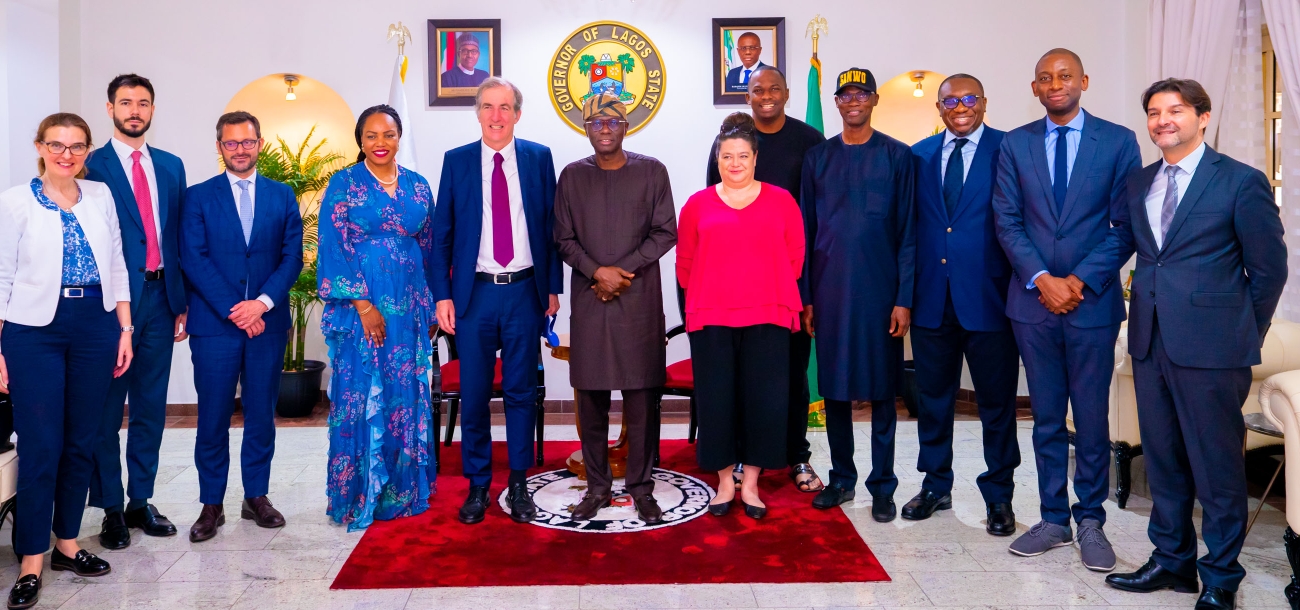 Photos: Director Of Africa And Indian Ocean From The Ministry For Europe And Foreign Affairs In Paris, Christopher Bigot Pays Courtesy Visit To Governor Sanwo-Olu At Lagos House, Marina.