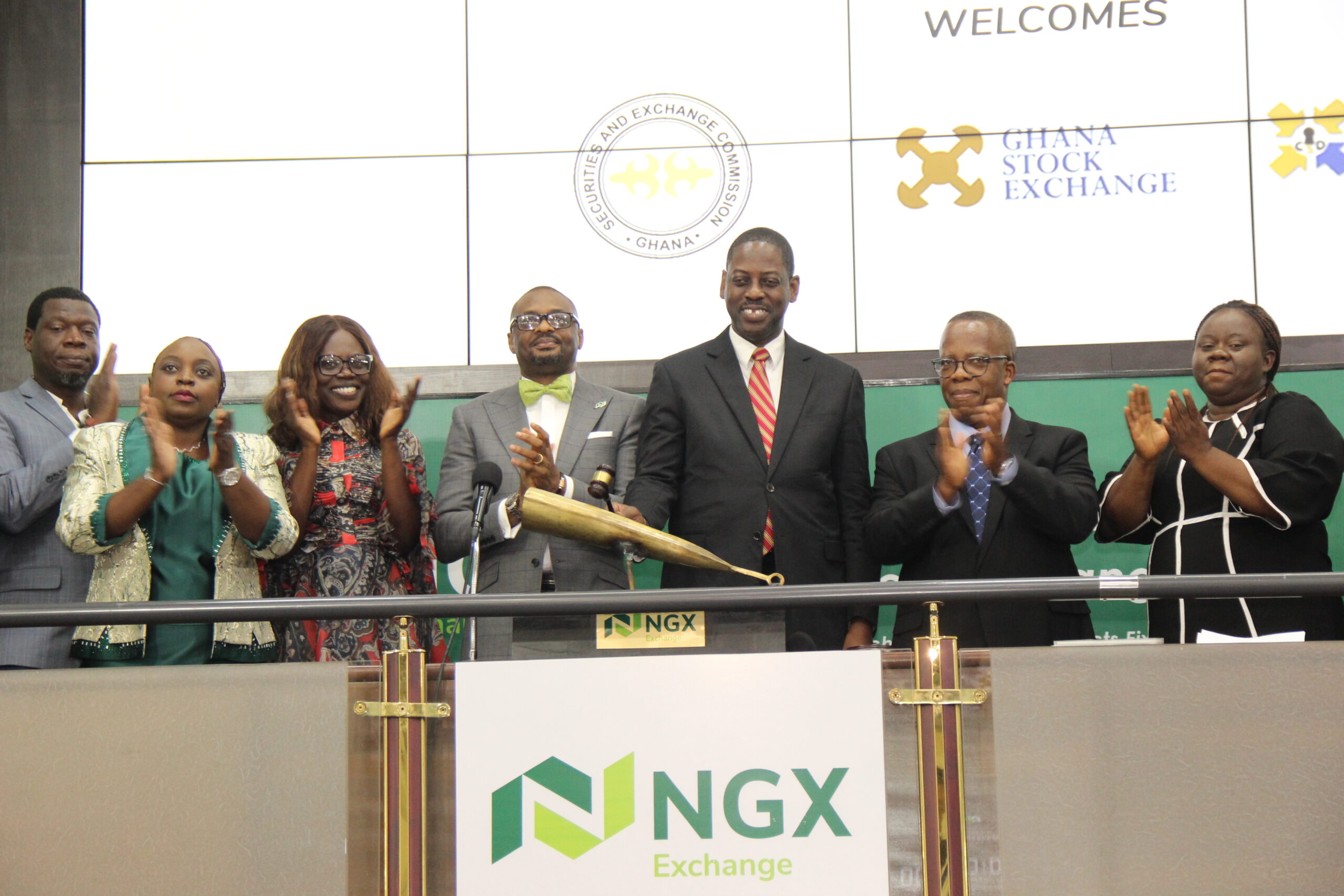 Photo: Closing Gong Ceremony For Ghana Capital Market Delegates To NGX