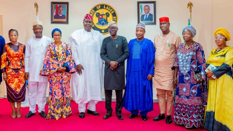 Photos: Gov Sanwo-Olu Meets With Director-General, National Council For Arts And Culture (NCAC), Otunba Olusegun Runsewe, At Lagos House, Marina