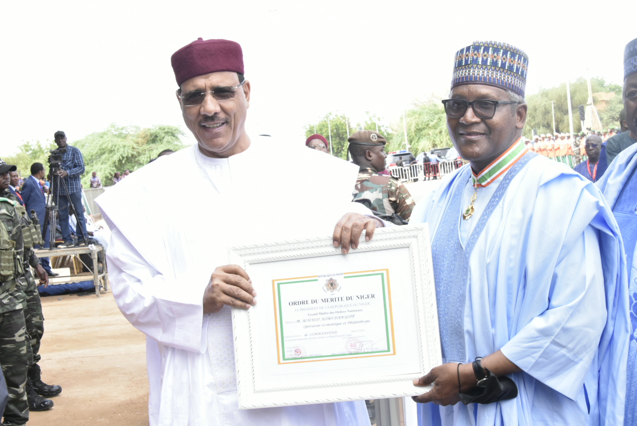 Dangote Bags Nigerien National Honour Over Health Intervention 