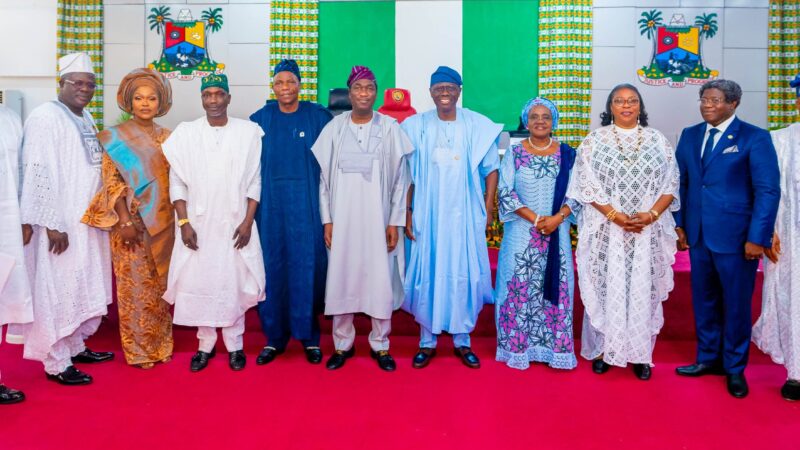 Photos: Gov. Sanwo-Olu Swears In Seven New Members Of The State Executive Council