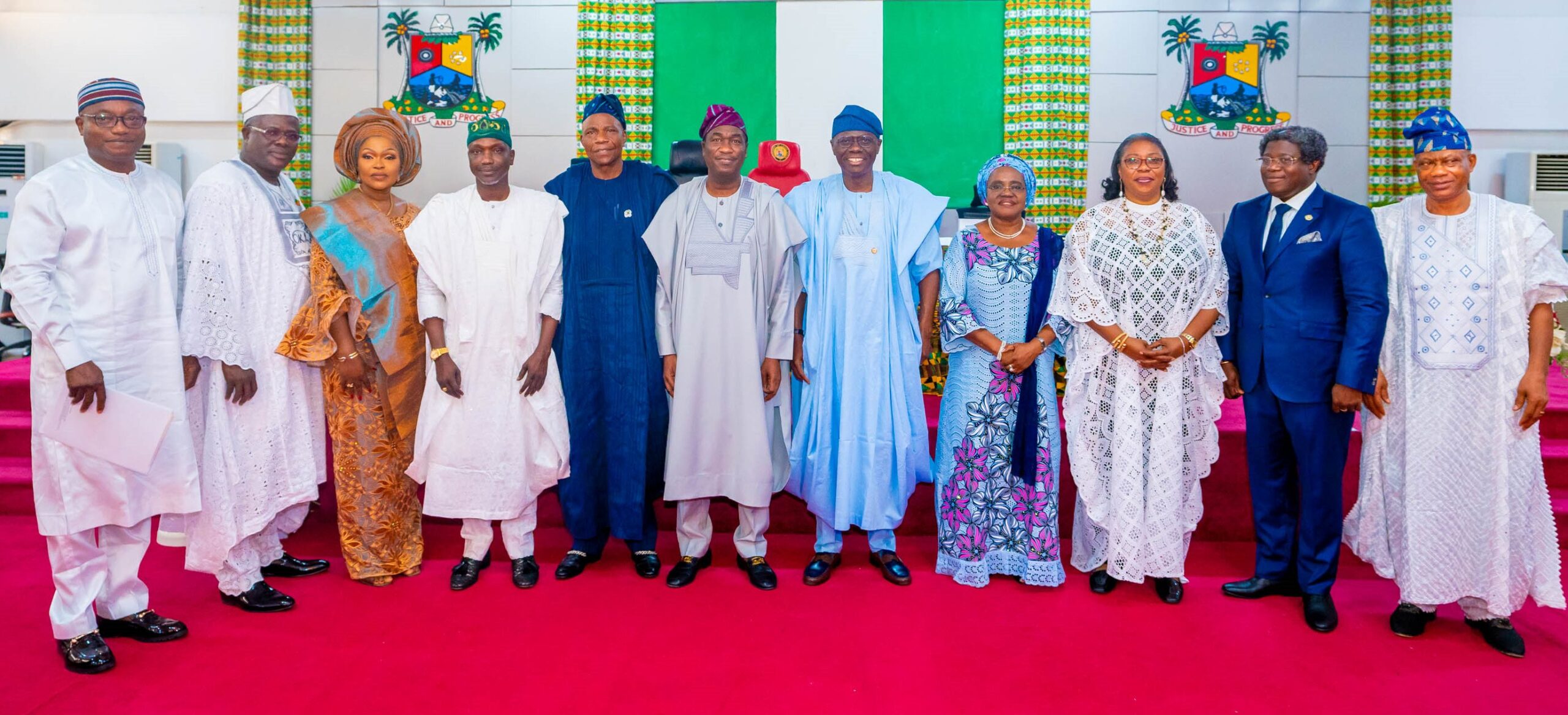 Photos: Gov. Sanwo-Olu Swears In Seven New Members Of The State Executive Council