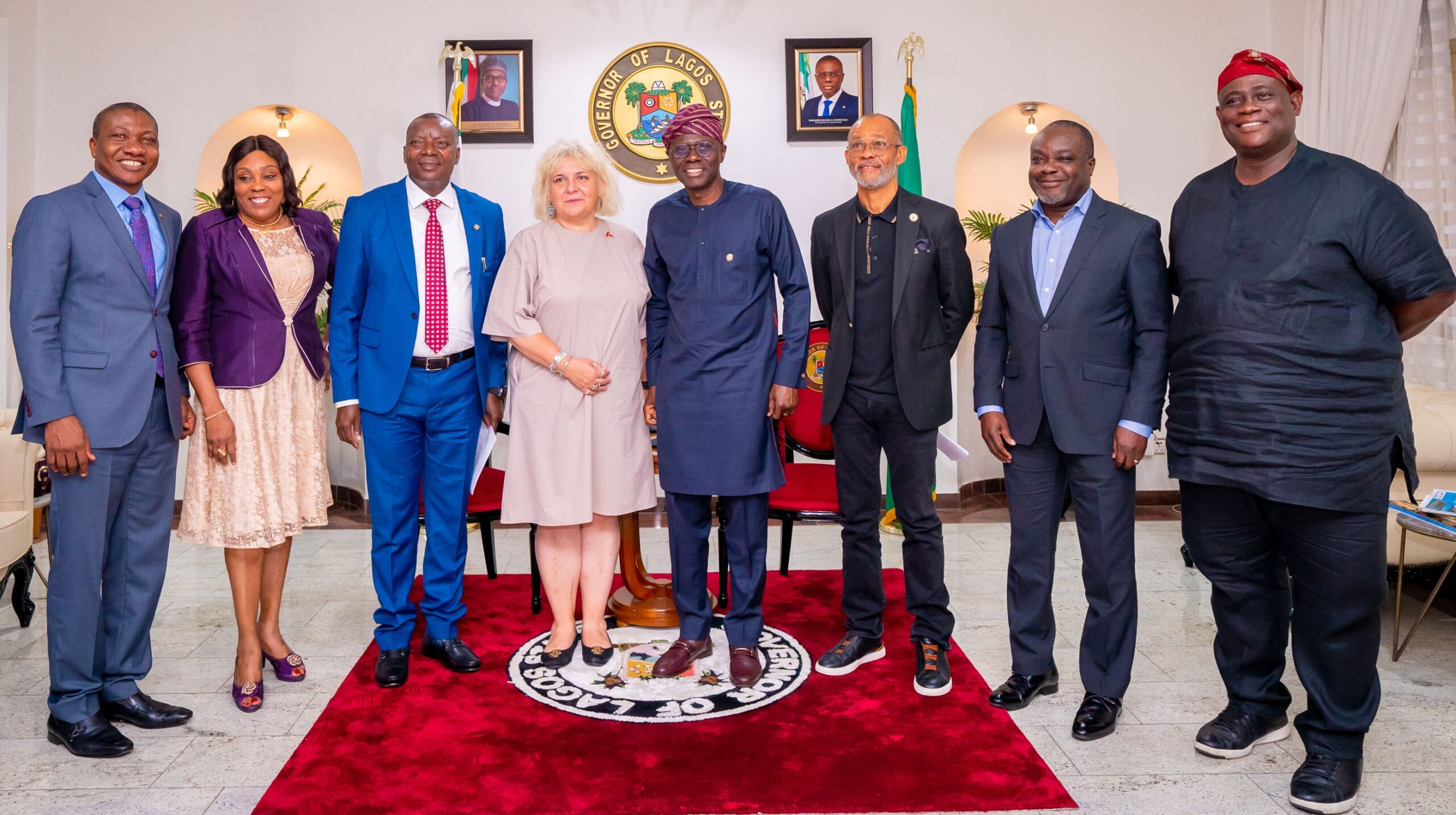 Photos: Gov. Sanwo-Olu Attends Dinner, Meets High-Level Mission ‘Stop TB Partnership’ GenevaTeam, In Lagos