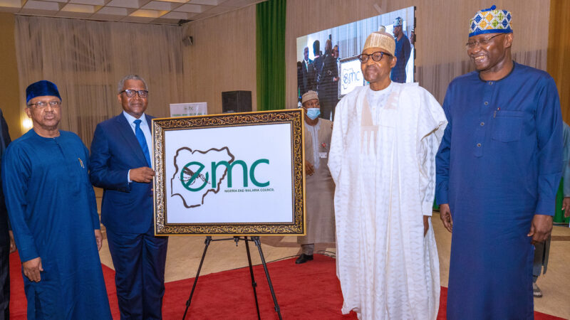  President Buhari Names Dangote As Chairman Of National End Malaria Council