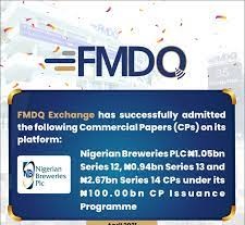 FMDQ Admits Nigerian Breweries N100bn On Platform