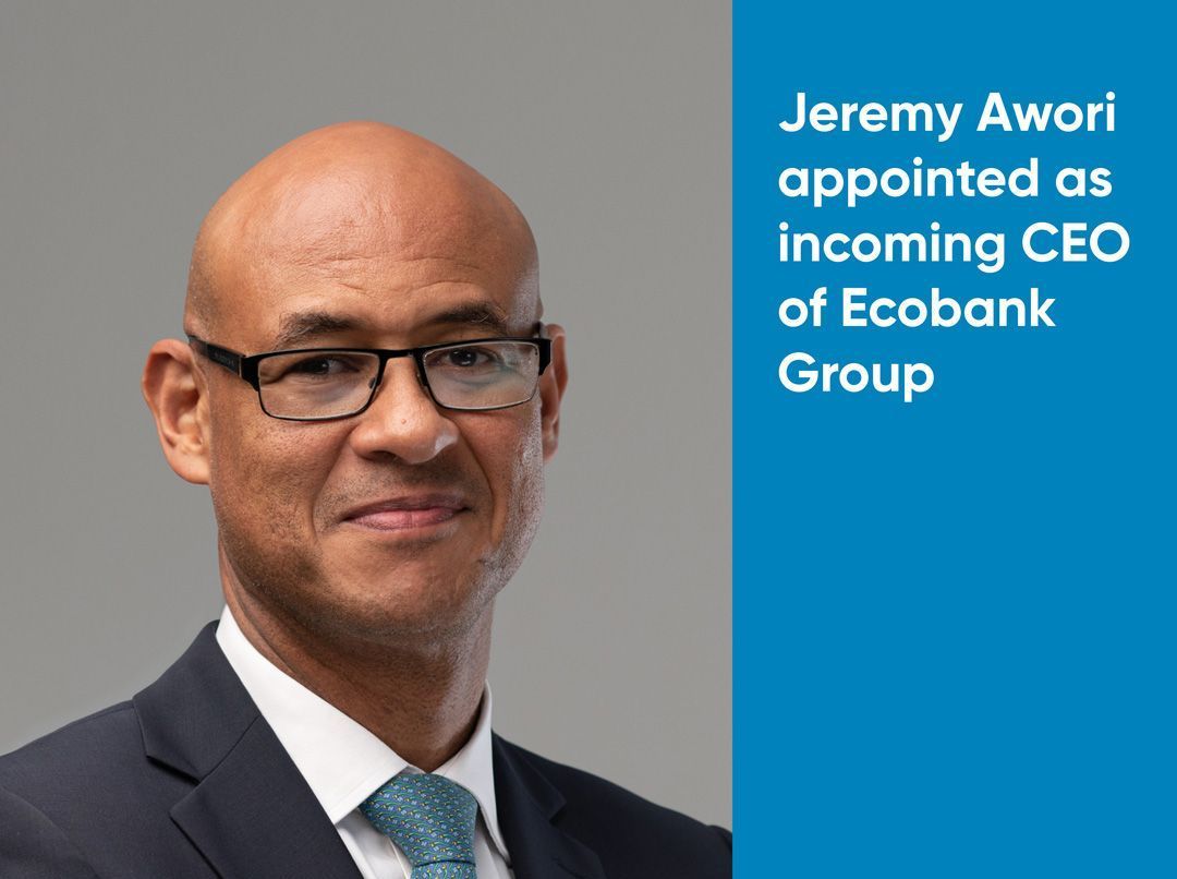 Ecobank Appoints Jeremy Awori As Group CEO As Ade Ayeyemi Retires