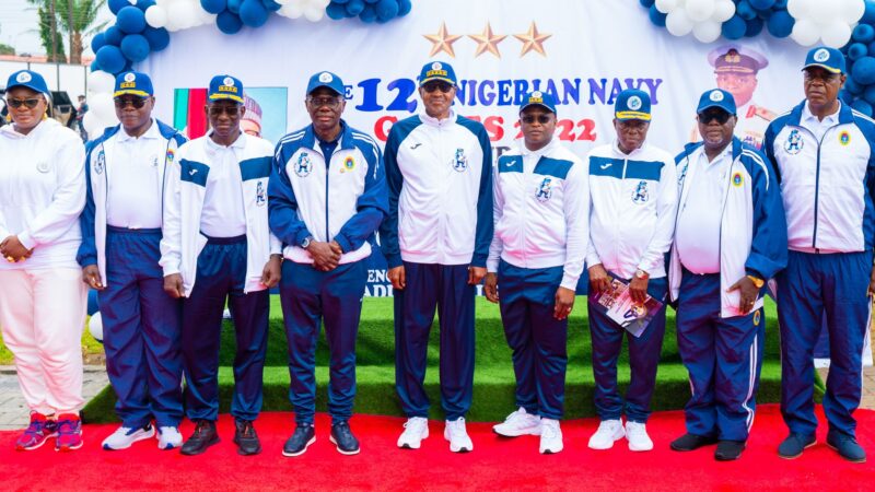  Buhari, Sanwo-Olu At The Formal Commissioning Of Nigerian Navy Sports Complex And Opening Ceremony Of The 12th Nigerian Navy Games In Lagos