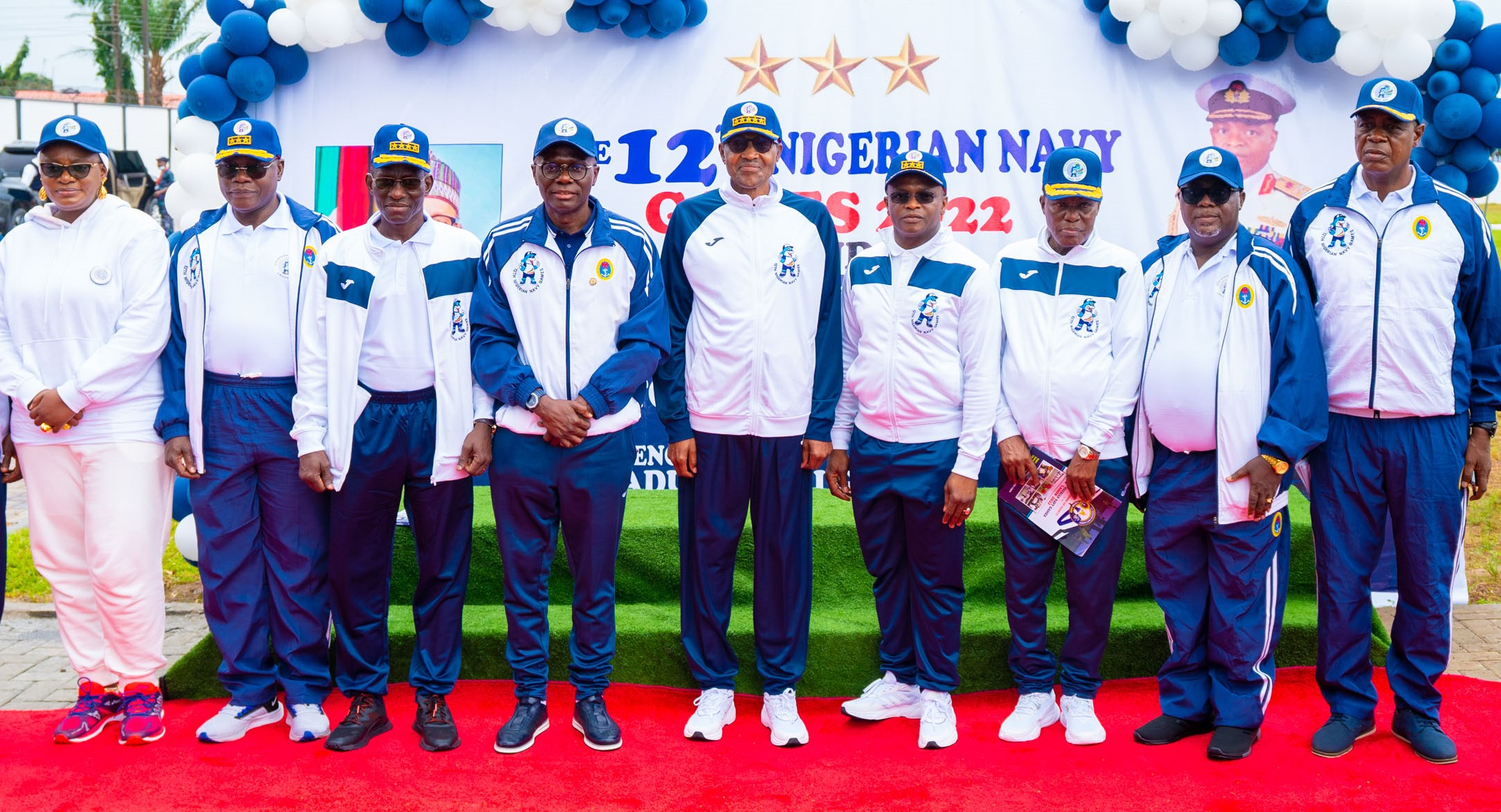  Buhari, Sanwo-Olu At The Formal Commissioning Of Nigerian Navy Sports Complex And Opening Ceremony Of The 12th Nigerian Navy Games In Lagos