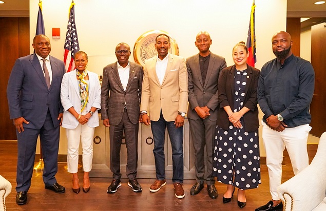 Gov. Sanwo-Olu Meets Mayor Of Atlanta, Mr Andre Dickens In Georgia,  United States Of America