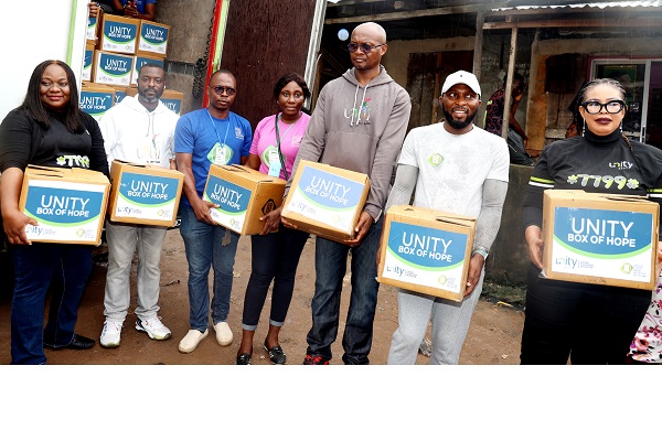 Unity Bank, Lagos Food Bank Partner To Donate Food Items To Community