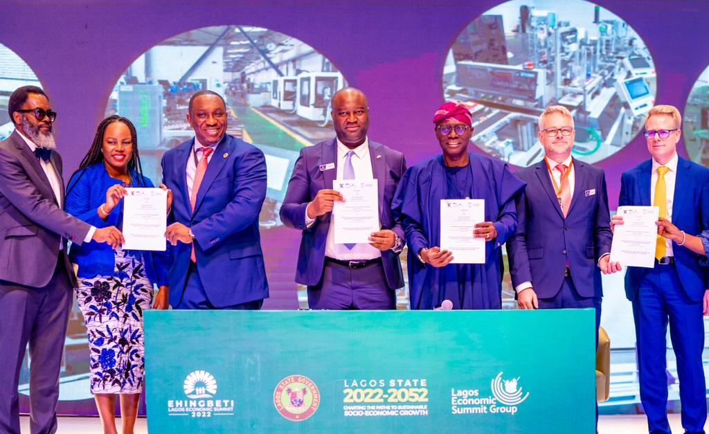 Photos: Gov. Sanwo-Olu At The Closing Ceremony Of 2022 Ehingbeti Summit At Eko Hotels & Suites, V.I, Lagos,On Wednesday
