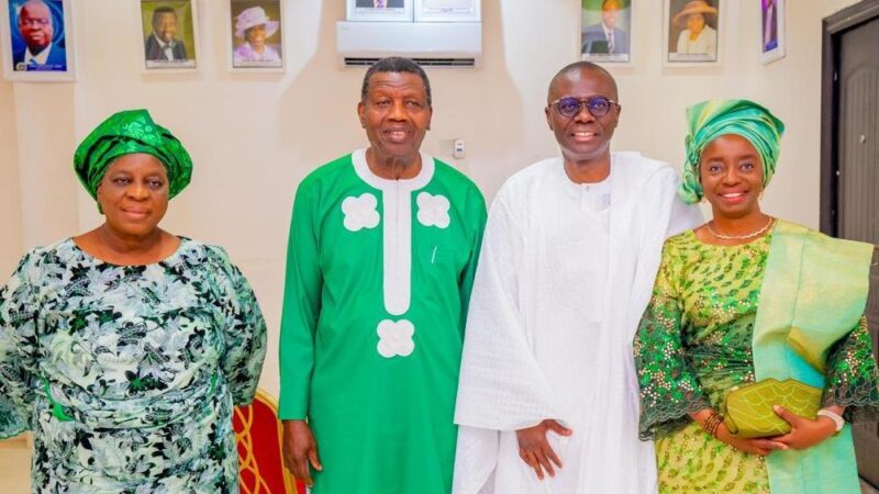 Sanwo-Olu, Adeboye Tasks Nigerians On Peace