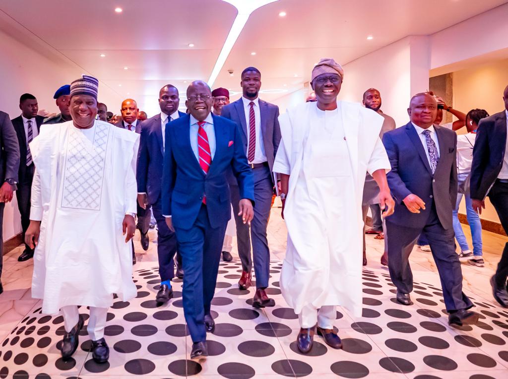 Photos: APC Presidential Candidate, Bola Tinubu Meet Organised Private Sector In Lagos.