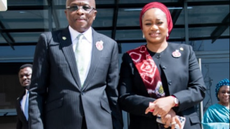 CBN Deputy Governors Edward Adamu, Aishah Ahmad Receive Reappointment Confirmation From Senate