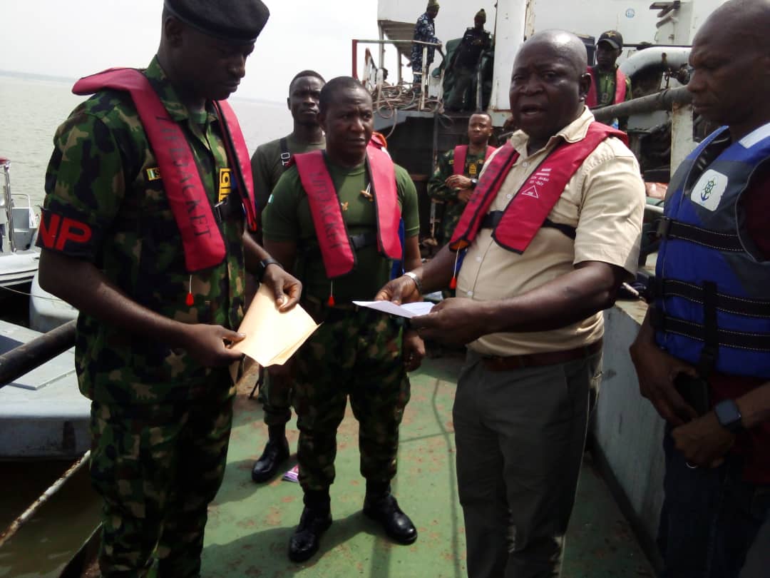 Nigerian Navy Handover Vessel To NIMASA For Flouting IMO Regulation