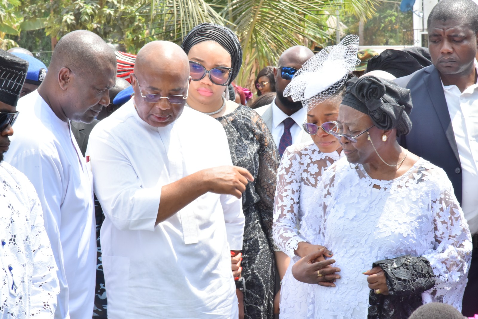 Imo State Gov Hope Uzodimma At The Burial Ceremony Of Late Amb. Prof George Obiozor