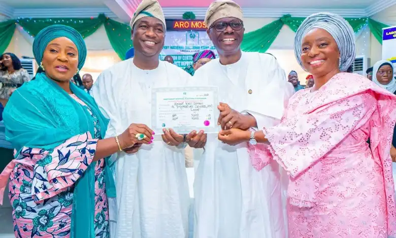 Sanwo-Olu Says Next Four Years Will Be More Rewarding As Governor, Deputy Pick INEC Certificates