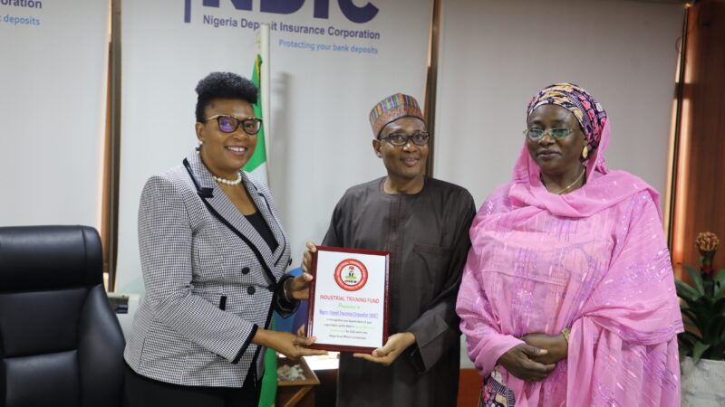 NDIC Emerges ITF 2022 Best Contributing Employer In Human Resources Development