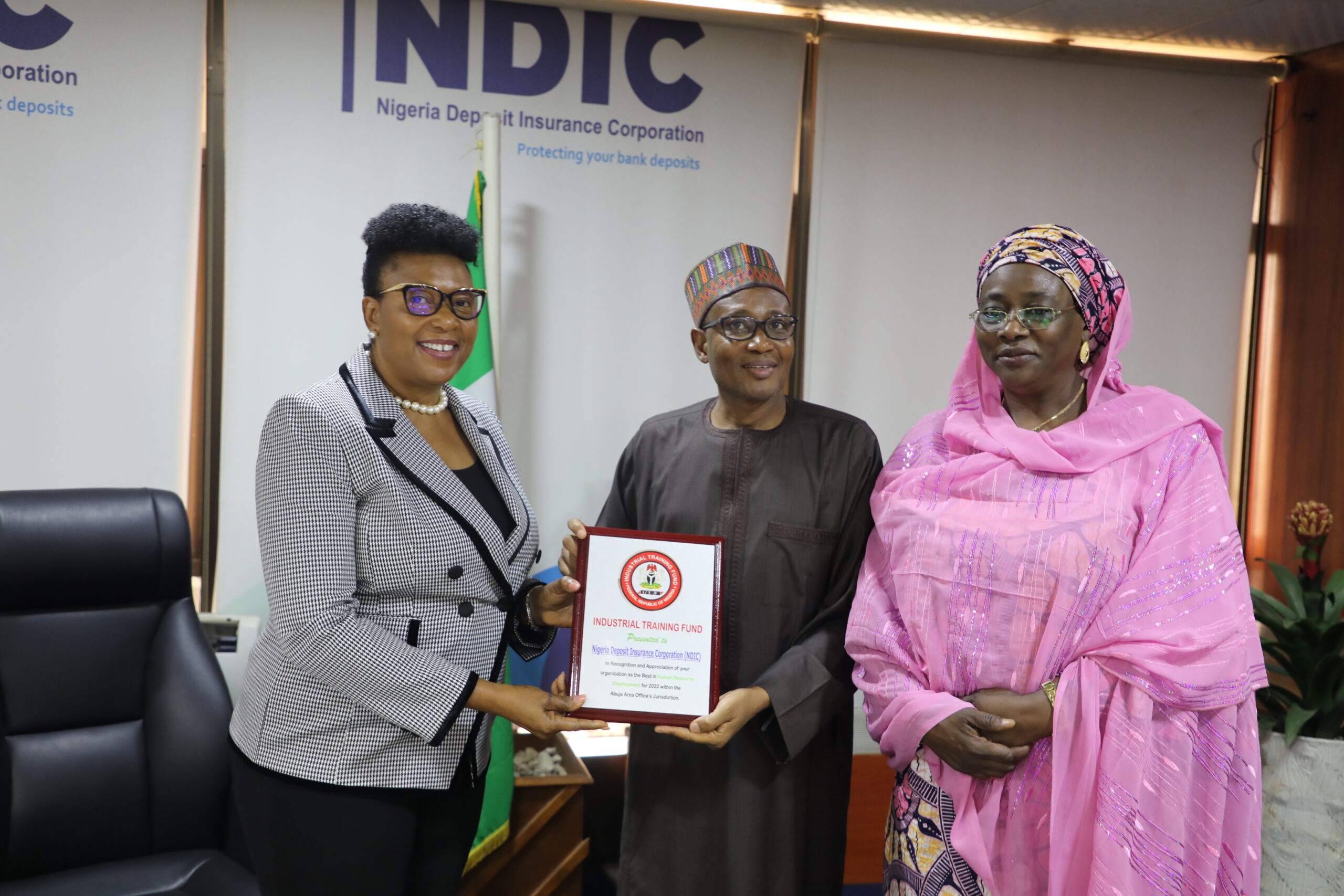 NDIC Emerges ITF 2022 Best Contributing Employer In Human Resources Development