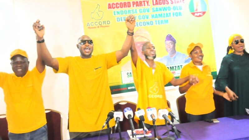 Lagos Guber Poll: Accord Party Dumps Labour Party, Endorses Sanwo-Olu 