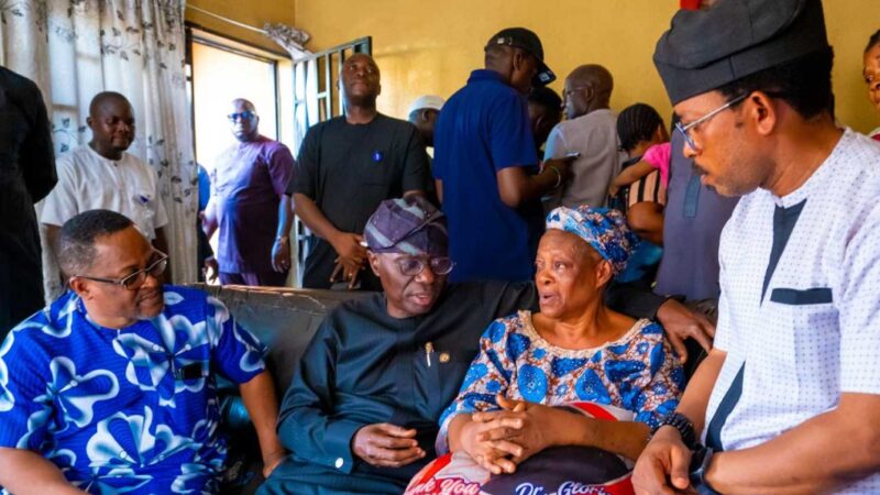 Train Accident: Sanwo-Olu Pays Condolence Visits To Deceased Families