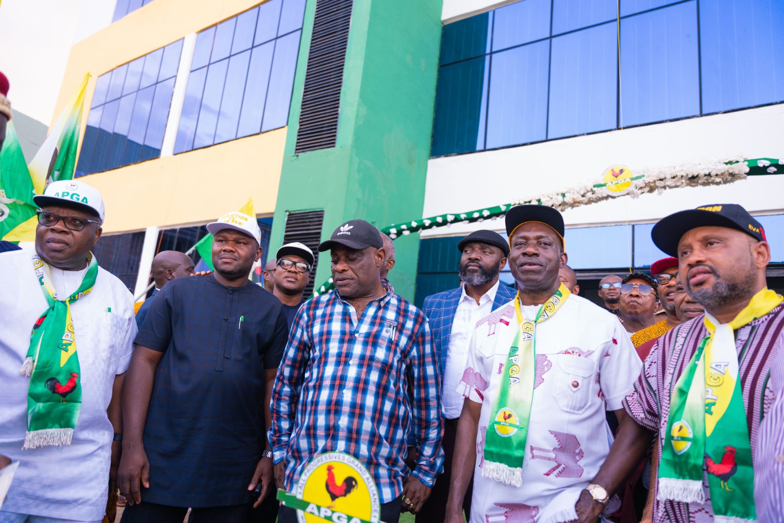 Soludo Commissions APGA Regional Headquarters, Commends Party’s Leadership Under Oye