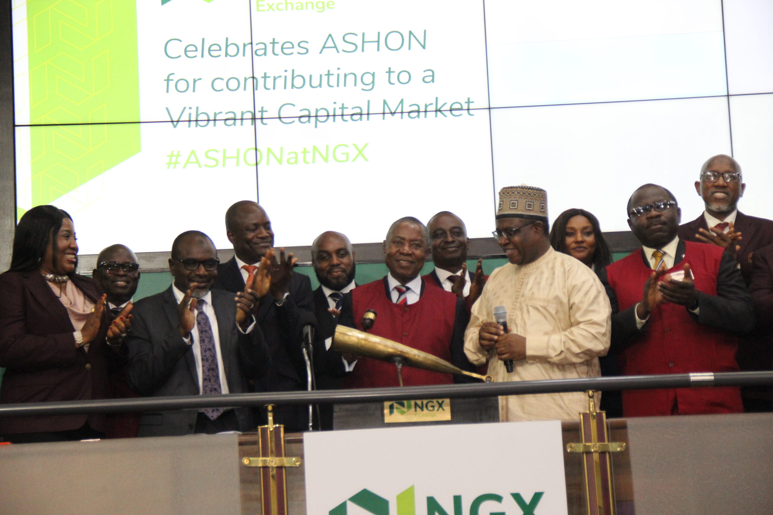 Photos: Closing Gong Ceremony To Recognized Association of Securities Dealing Houses of Nigerian (ASHON)