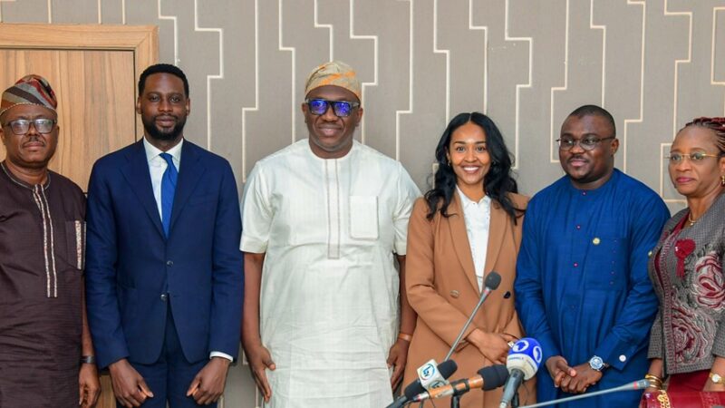Photos: African  Delegation From World Economic Forum (WEF) Pay Courtesy Visit To Governor Sanwo-Olu On Friday
