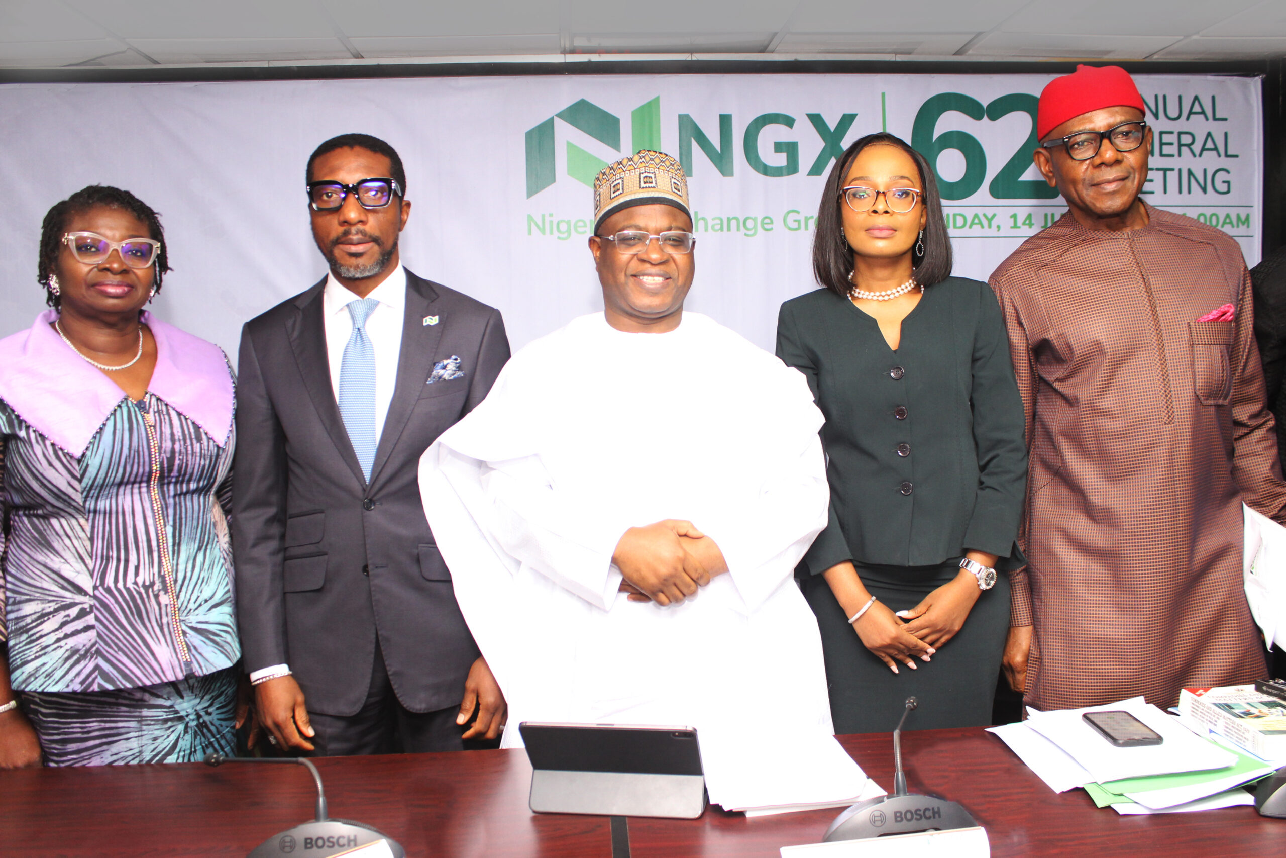 NGX Group during the 62nd Annual General Meeting