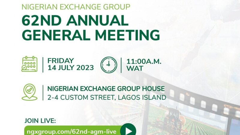 NGX Group Set To Hold 62nd Annual General Meeting