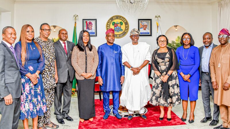 Photos: UN Joint Team On Aids Led By Country Director UNAIDS, Dr. Leopoid Zeken Pay Courtesy Visit To Gov Sanwo-Olu