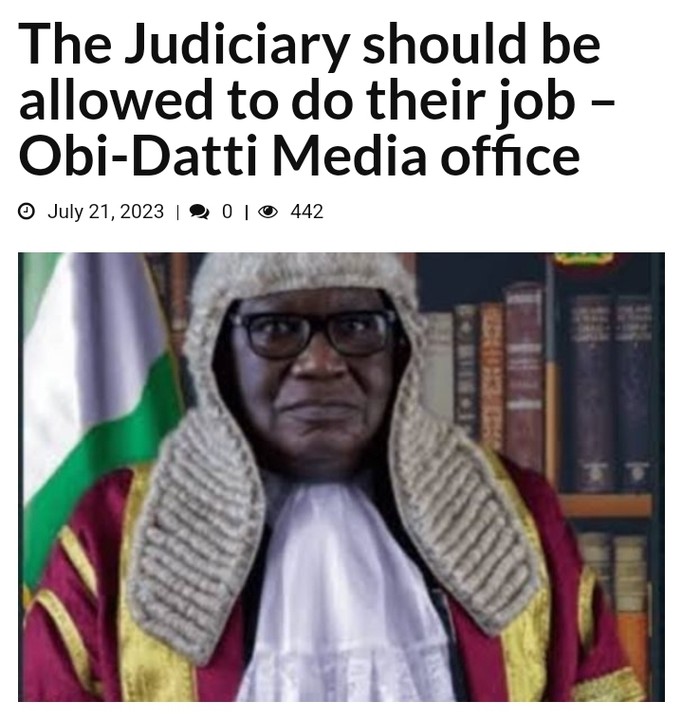 ‘The Judiciary Should Be Allowed To Do Their Job’