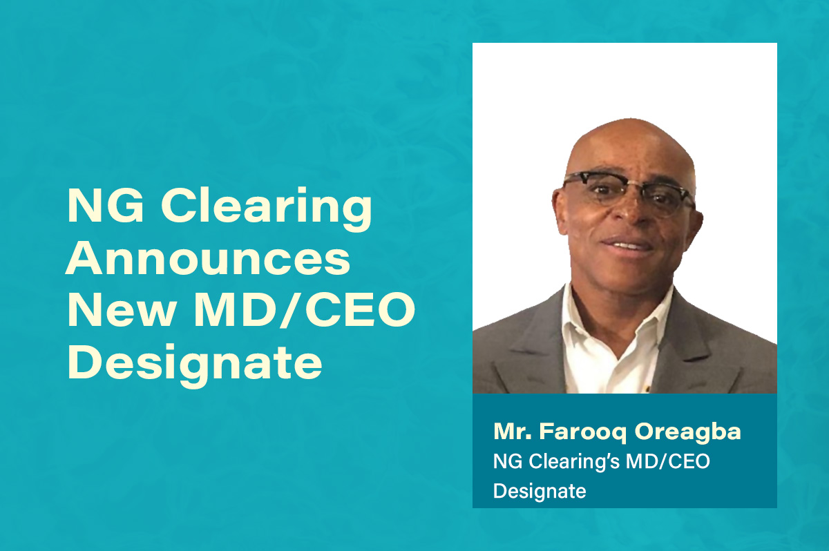 NG Clearing Announces New MD/CEO Appointment, Pending SEC Approval.
