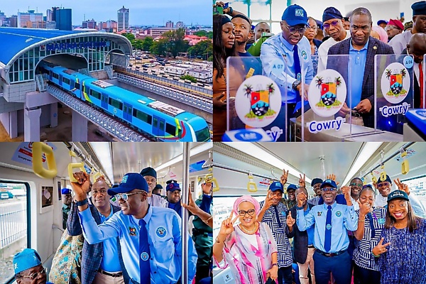 Sanwo-Olu Flags Off Commercial Operations Of Lagos Blue Rail With 800 Passengers
