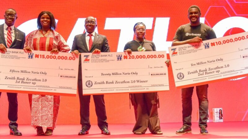 Zenith Bank Tech Fair Ends With Hackathon Winners Receiving Significant Cash Rewards