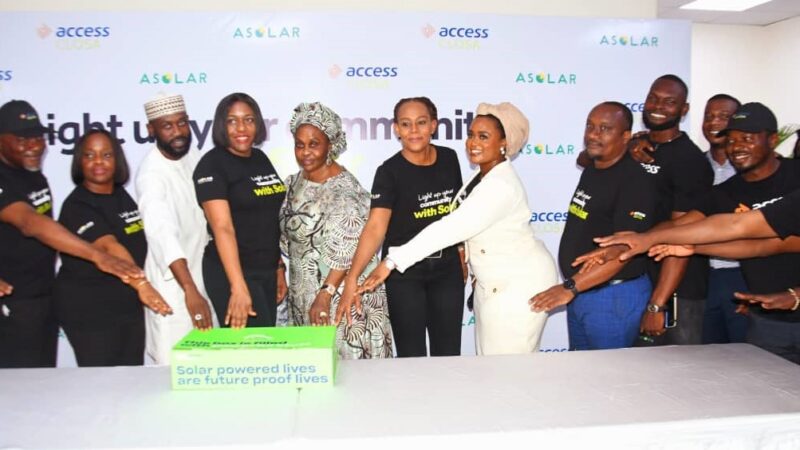 Access Bank, ASOLAR  Partner To Support Nigerian SMEs, Rural Communities With Eco-Friendly Energy Solutions