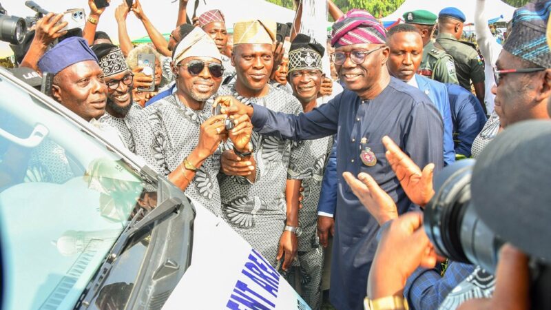PHOTOS: GOV. SANWO-OLU AT GRAND FINALE OF THE Y2023 COMMUNITY DAY CELEBRATION AT THE POLICE COLLEGE PARADE GROUND, IKEJA, ON THURSDAY, 14 DECEMBER 2023
