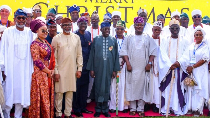 Photos: President Tinubu Meets Lagos Politicians, Traditional Rulers At Government House, Marina, On Wednesday