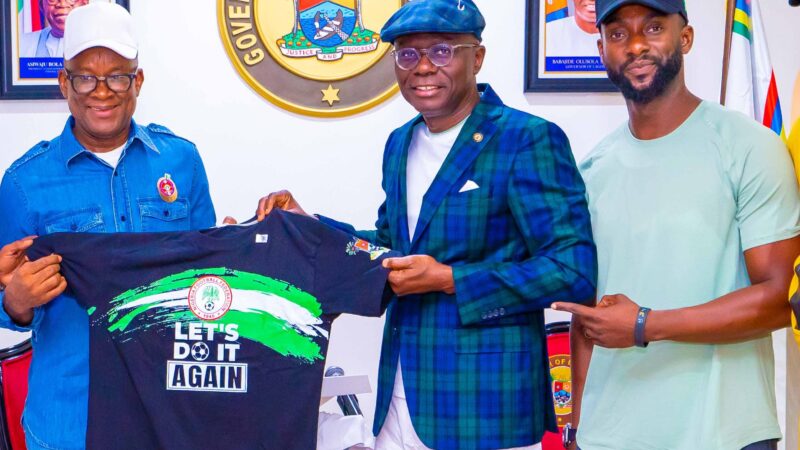 Photos: Gov. Sanwo-Olu Hosts NFF Send Forth In Honour Of  Super Eagles Towards 2023 Africa Cup Of Nations At Lagos House Marina
