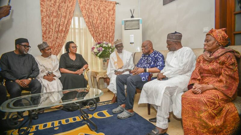 Photo:NDIC Executive Management Visits Parents Of Late Access Bank MD/CEO, Dr. Herbert Wigwe