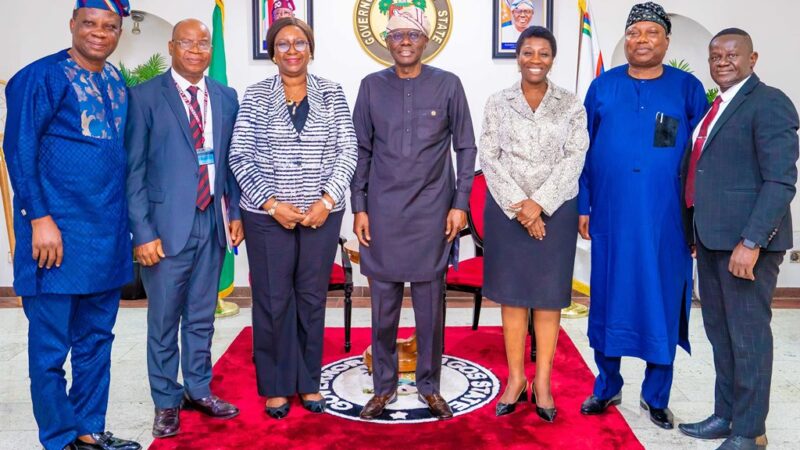 PICTURES: GOV. SANWO-OLU RECEIVES VICE CHANCELLORS OF UNILAG AND LASU ON JOINT HOSTING OF THE FASU 11TH AFRICAN UNIVERSITY GAMES AT LAGOS HOUSE, MARINA, ON WEDNESDAY, 21ST FEBRUARY 2024