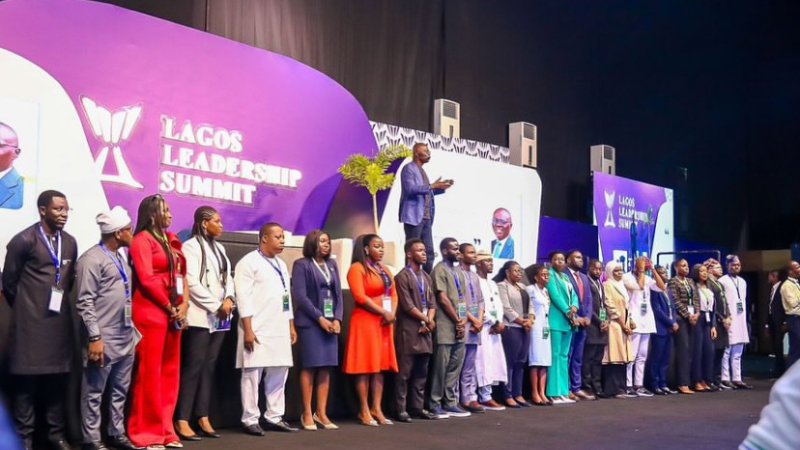 SANWO-OLU, FASHOLA, OTHERS CHART NEW COURSE FOR YOUTHS AT FIRST LAGOS LEADERSHIP SUMMIT