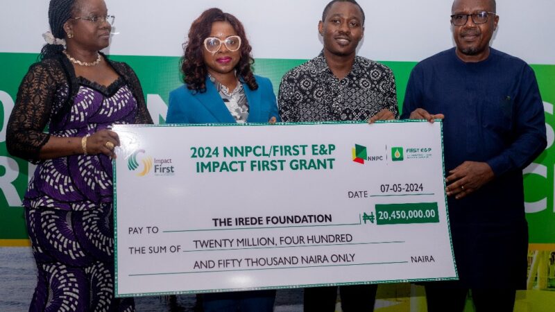 NNPC/First E&P JV Empowers NGOs With N53.4m
